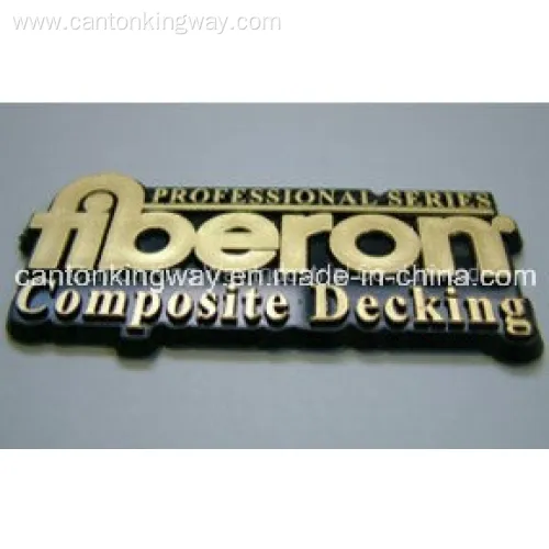 ABS Plastic Gold Nameplate / Emblem /Logo Badge